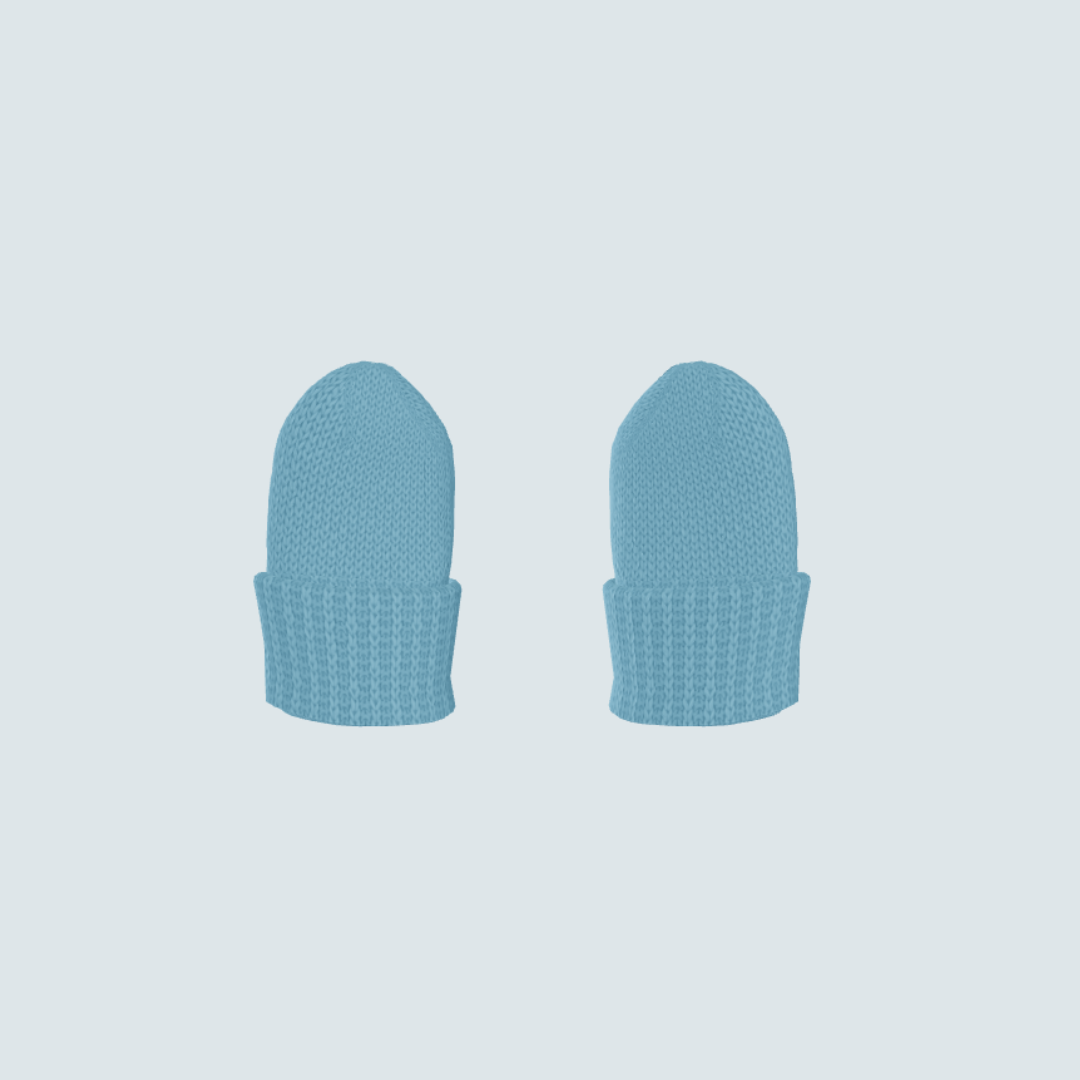 Baby mittens example from Dreamknit's design tool